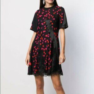 Koche Dress Twisted Dotted T-Shirt Dress